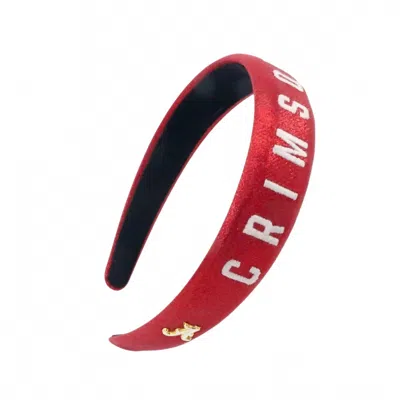 Brianna Cannon Women's Ole Miss Thin Embroidered Headband