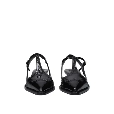 Miu Miu Women Patent Slingback Pump With Buckles