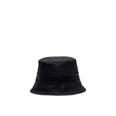 Moncler Logo Bucket Cap Women In Black