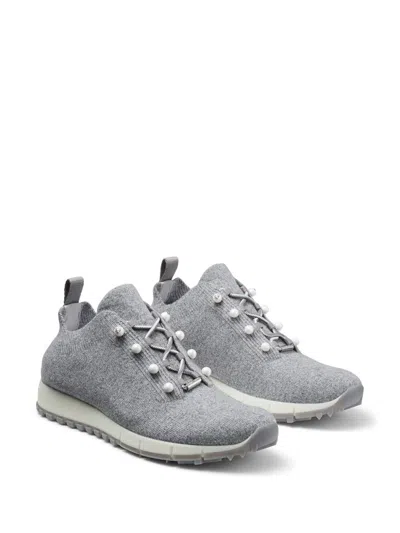 Jimmy Choo Veles Pearl Embellished Sneakers