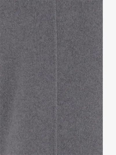 Khaite Wool Sleeveless Dress In Gray