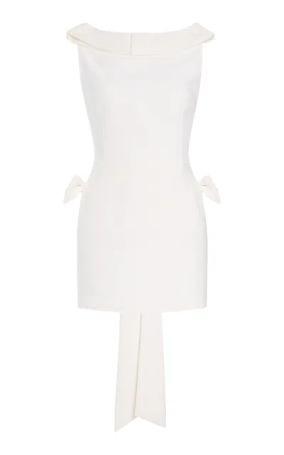 The New Arrivals Ilkyaz Ozel Daphne Train-detailed Mini Dress