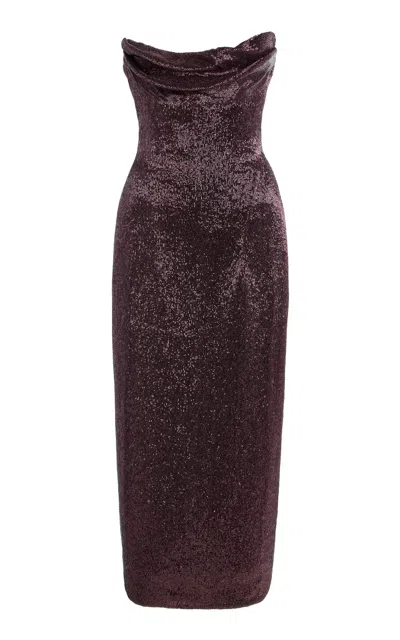 Wiederhoeft Ivy Beaded Midi Dress