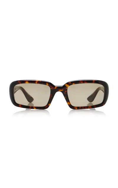 Port Tanger Mektoub Rectangle-frame Acetate Sunglasses