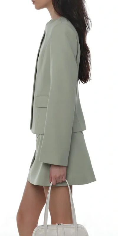 Sandy Liang Agnes Jacket Sage