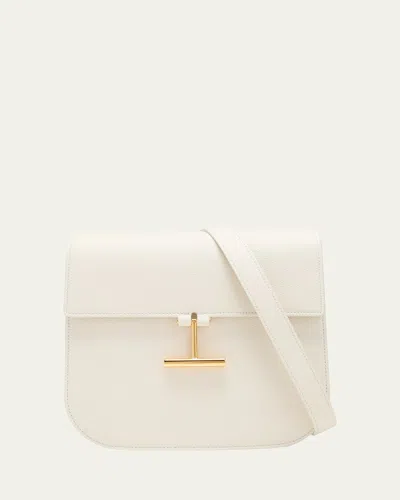 Tom Ford Tara Medium Crossbody In Grained Leather With Leather Strap