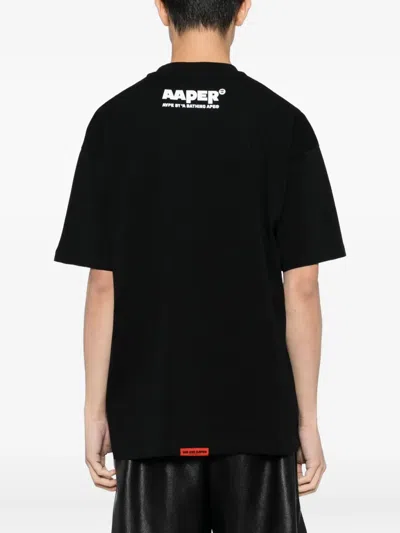 Aape By A Bathing Ape Aaper T-shirt In Black