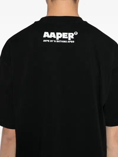 Aape By A Bathing Ape Aaper T-shirt In Black