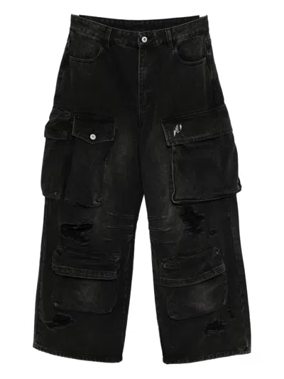 Musium Div. Cargo Distressed Jeans