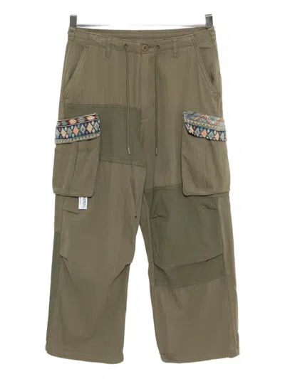 Musium Div. Cargohose Im Patchwork-look
