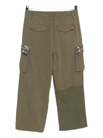 Musium Div. Cargohose Im Patchwork-look