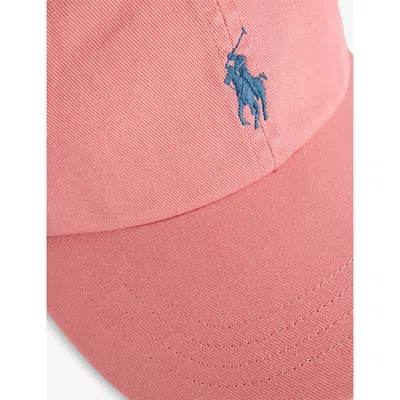 Polo Ralph Lauren Mens Desert Rose Classic Logo-embroidered Adjustable Cotton Cap