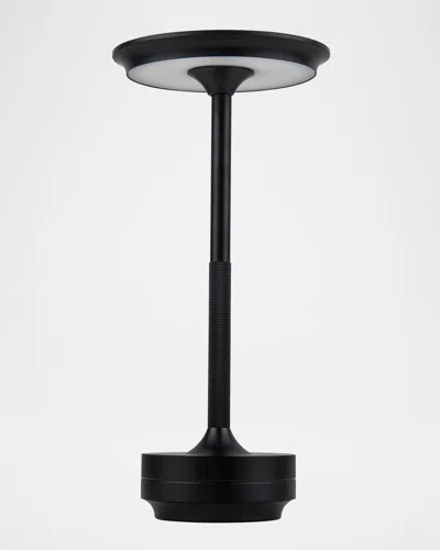 Ellington Riki 11" Rechargeable Led Table Lamp In Black