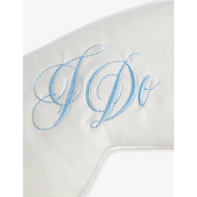 Savage X Fenty X Fenty Womens Hazy White I Do Satin Eye Mask