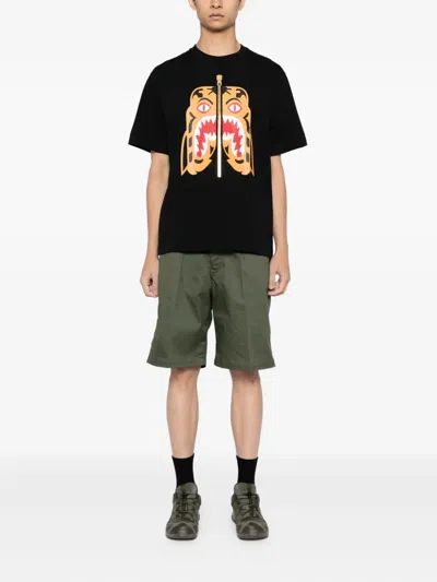 A Bathing Ape Tiger T-shirt In Black