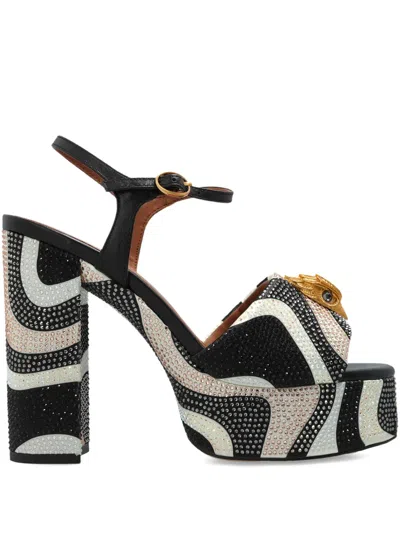 Kurt Geiger London Kensington Ankle Strap Platform Sandal In Black