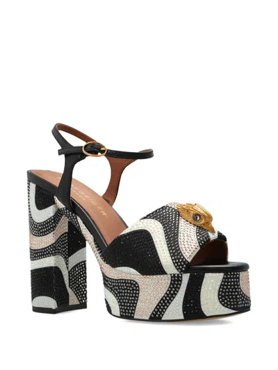 Kurt Geiger London Kensington Ankle Strap Platform Sandal In Black