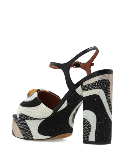 Kurt Geiger London Kensington Ankle Strap Platform Sandal In Black
