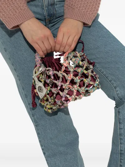 Kurt Geiger Small Macramé Tote Bag
