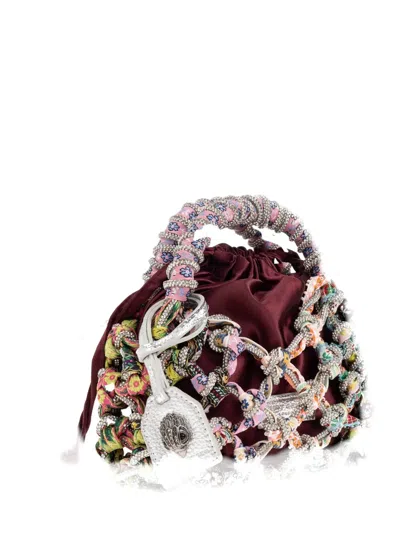 Kurt Geiger Small Macramé Tote Bag