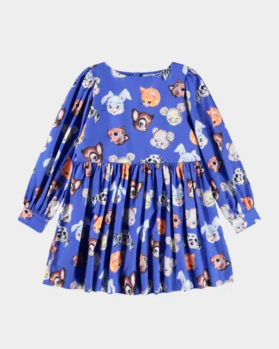 Molo Cleo Dress In Blue