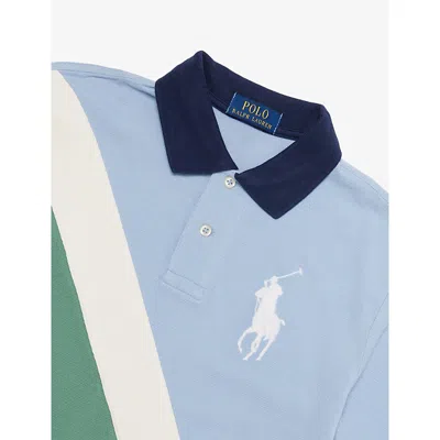 Polo Ralph Lauren Big Pony Cotton Mesh Polo Shirt In Green