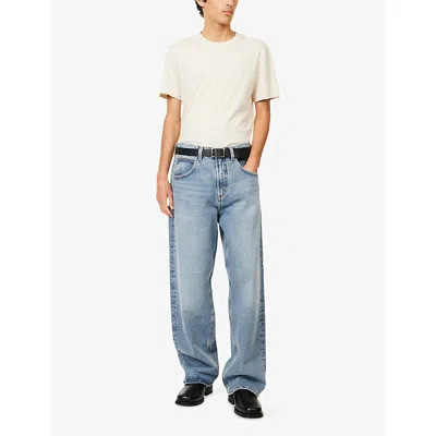 Citizen Of Humanity Mens Ecru Everyday Regular-fit Cotton-jersey T-shirt Xs In Neutral