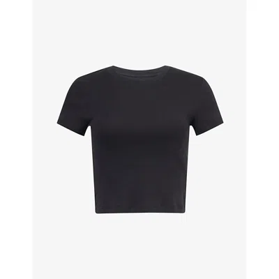 Levi's Womens Caviar Cotton Essential Sporty Cotton-jersey T-shirt In Black