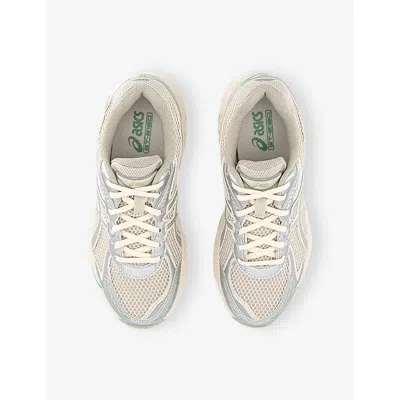 Asics Womens Smoke Grey Peppermiint Gt-2160 Mesh And Faux-leather Low-top Trainers In Gray