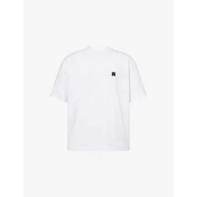 Amiri Mens White Regular-fit Skater Cotton-jersey T-shirt In White
