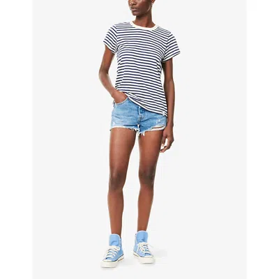 Levi's Womens Oxnard Athens 501® Original High-rise Denim Shorts