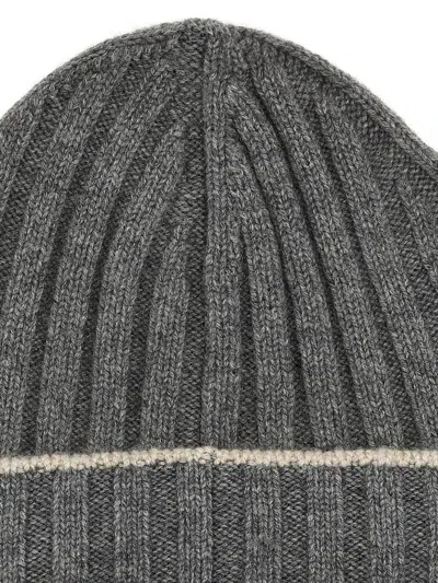 Brunello Cucinelli Beanie Featuring Contrasting Lines
