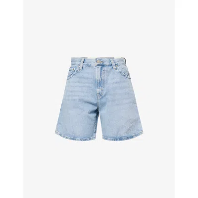Levi's Womens Far And Wide High-rise Baggy Denim Shorts