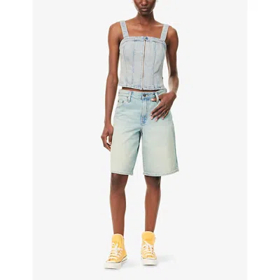 Levi's Womens I Told You Baggy Dad Loose-fit Denim Jorts