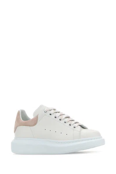 Alexander Mcqueen Women Larry Low-top Leather Sneakers