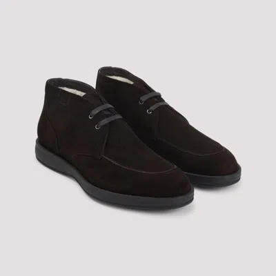 Brioni Men's Desert Boot In Black