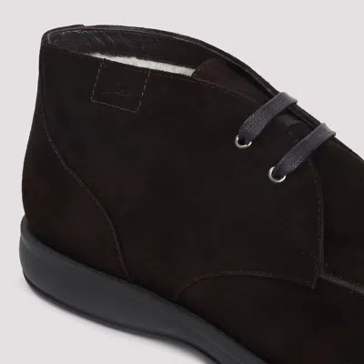 Brioni Men's Desert Boot In Black
