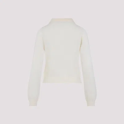 Marni Collared Cotton Knitwear Cardigan In Neutral