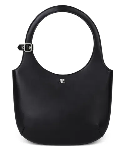 Courrèges Holy Schultertasche Aus Leder