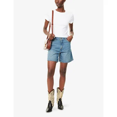 Levi's Womens Stop Flaxing High-rise Baggy Lightweight Denim Shorts