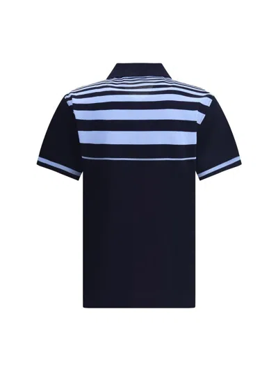 Ferragamo Short Sleeves Polo Shirt In Blue