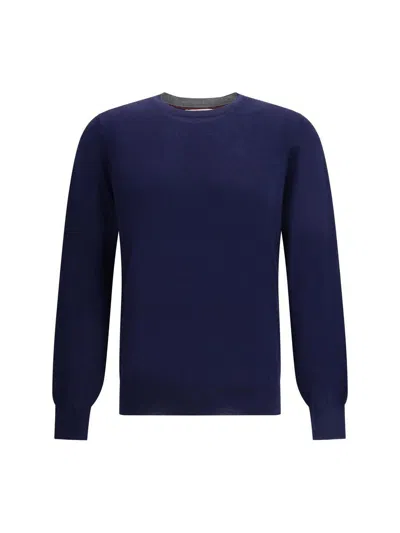 Brunello Cucinelli Virgin Wool-cashmere Crew Neck Jumper