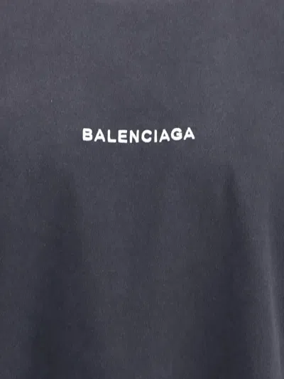 Balenciaga Men Logoed T-shirt
