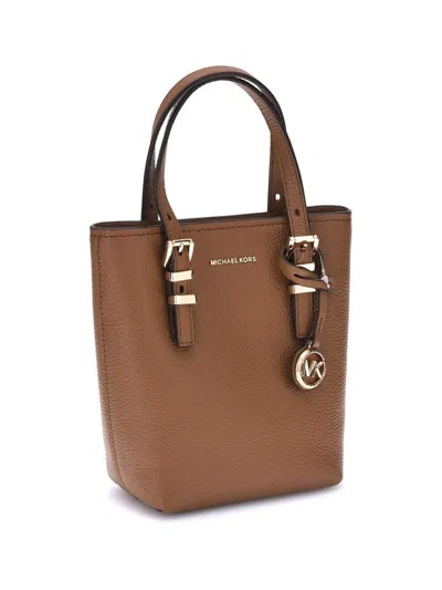 Michael Kors Quinn Card Holder In Brown