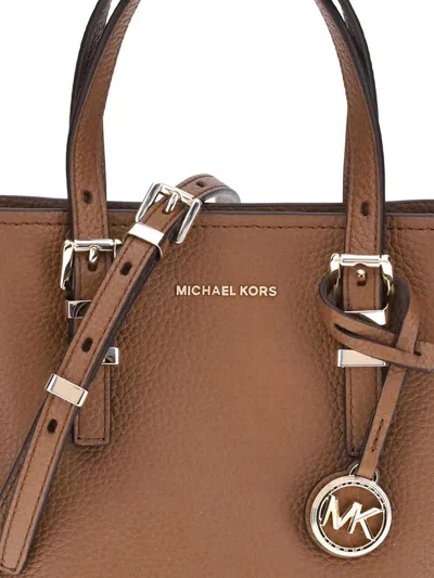 Michael Kors Quinn Card Holder In Brown