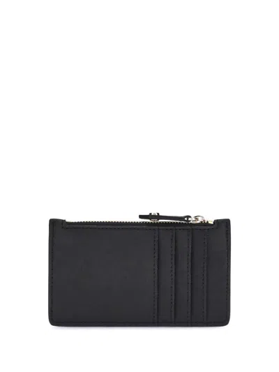 Vivienne Westwood Orb Zip-around Cardholder In Black