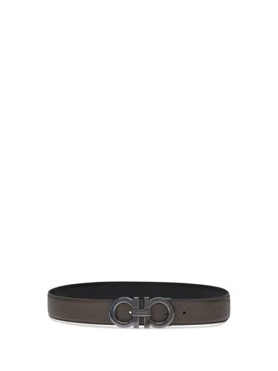 Ferragamo Salvatore  Belts E Braces In Gray