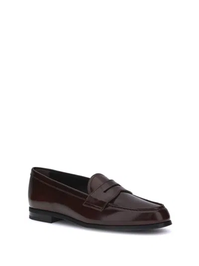 Church's Women Leather Loafers In Brown