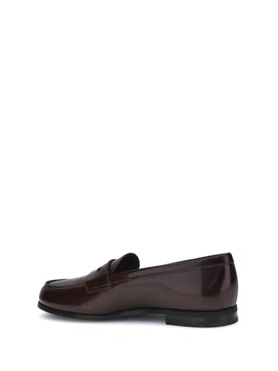 Church's Women Leather Loafers In Brown