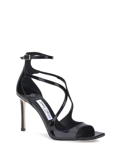 Jimmy Choo Black Azia 95 Sandal